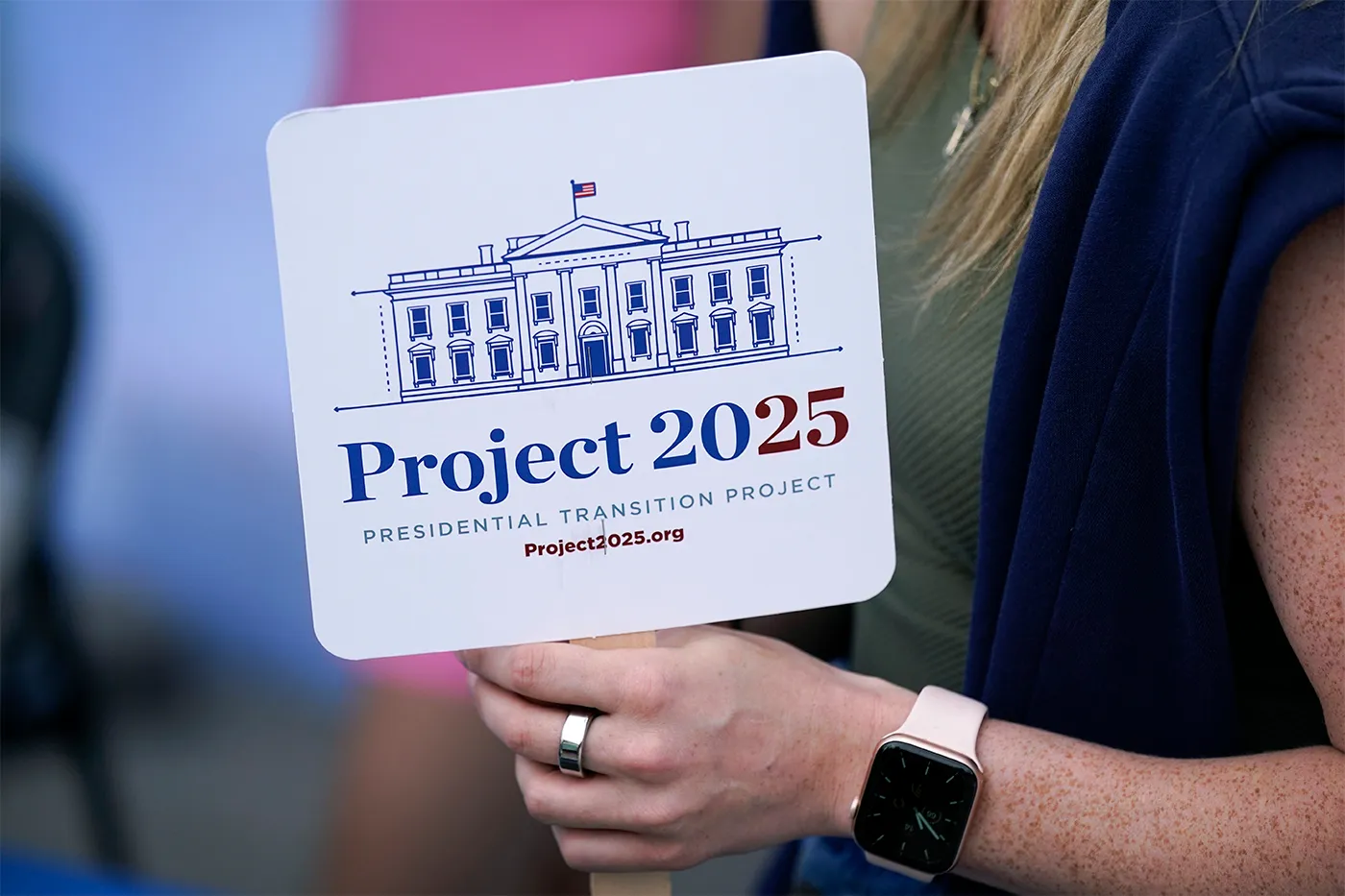 Project 2025 sign